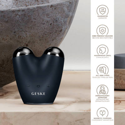 Мікрострумовий підтягувач обличчя GESKE MicroCurrent Face-Lifter 6 в 1 Чорний